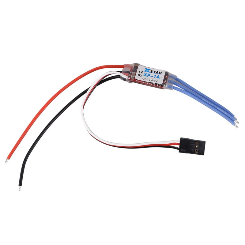 XP-7A RC Drone Brushless ESC 7A 1-2S Electronic Speed Controller for RC Airplane