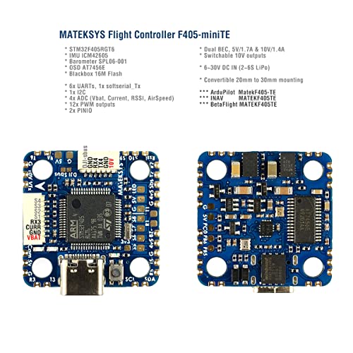 MiniTE Flight Controller with OSD & Blackbox