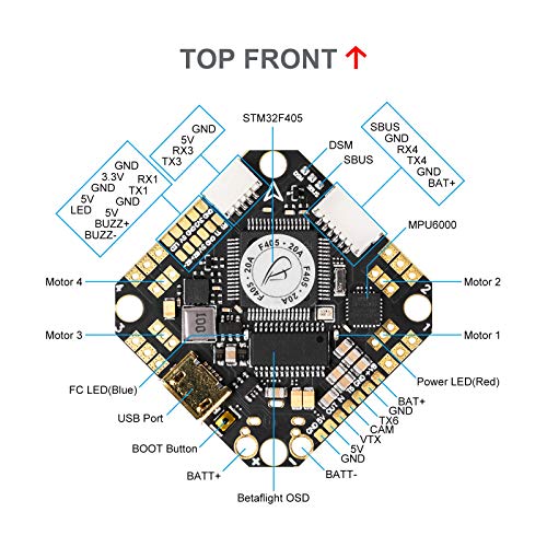 BETAFPV Toothpick F405 Brushless Flight Controller 20A ESC