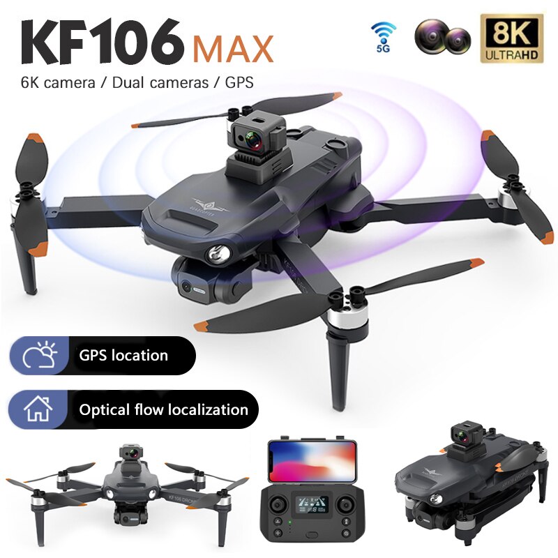 KF106 Max Drone with 8K Dual Camera