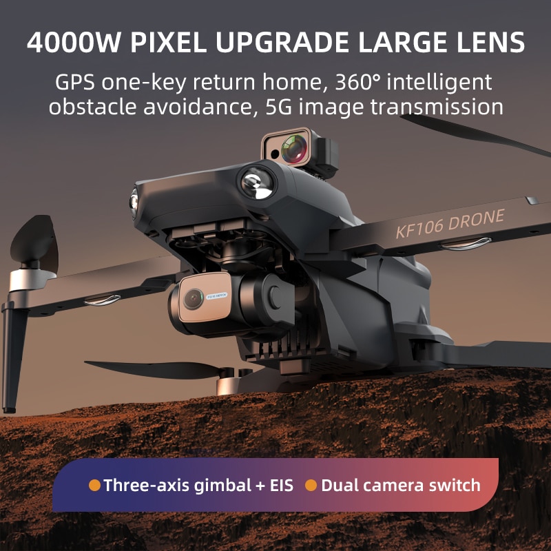 KF106 Max Drone with 8K Dual Camera