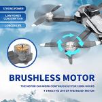 4K Camera Brushless Motor Foldable Drone for Beginners