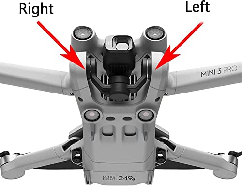 iMusk Replacement Mini 3 Pro/Mini 3 Shock Absorption Gimbal Camera Damper Rubber Cushion Repair Parts for DJI Mini 3 Pro Drones (Left+Right)