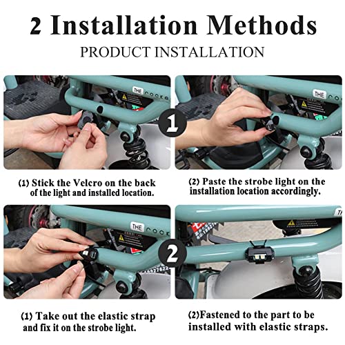 4PCS Rechargeable LED Strobe Lights for Drones