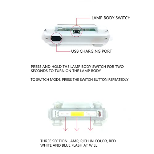 Drone Night Flying Strobe Light with USB Charging