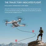 Drone X Pro 4K HD Selfie Camera WIFI FPV GPS Foldable RC Quadcopter w/ 3 Battery