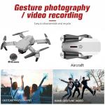 Drone X Pro 4K HD Selfie Camera WIFI FPV GPS Foldable RC Quadcopter w/ 3 Battery