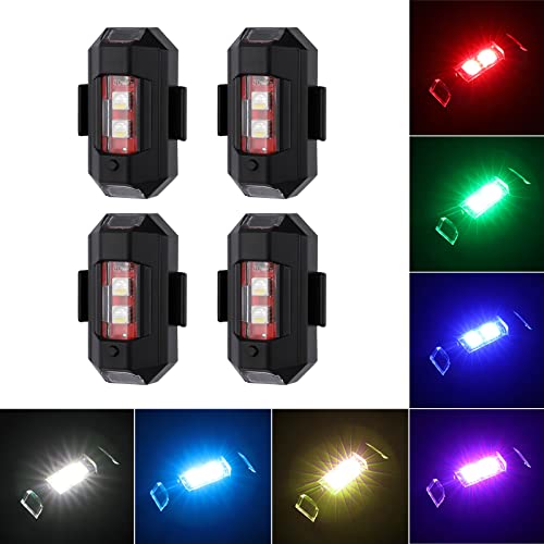 LECART 4-Pack LED Strobe Lights for Drones