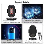 LECART 4-Pack LED Strobe Lights for Drones