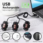 LECART 4-Pack LED Strobe Lights for Drones