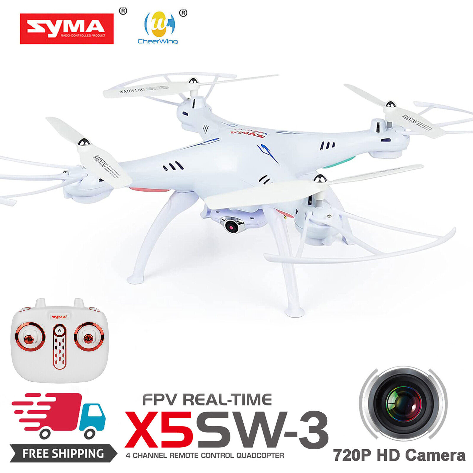 Syma X5SW-V3 FPV RC Quadcopter with HD Camera