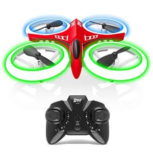 Dwi Dowellin Mini Drone for Kids with LED Lights