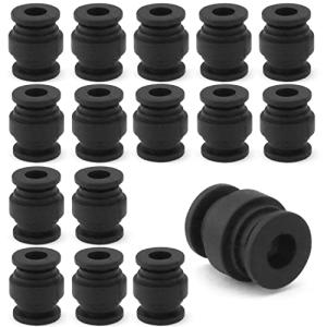 16pcs Black Silicone Shock Absorption Balls