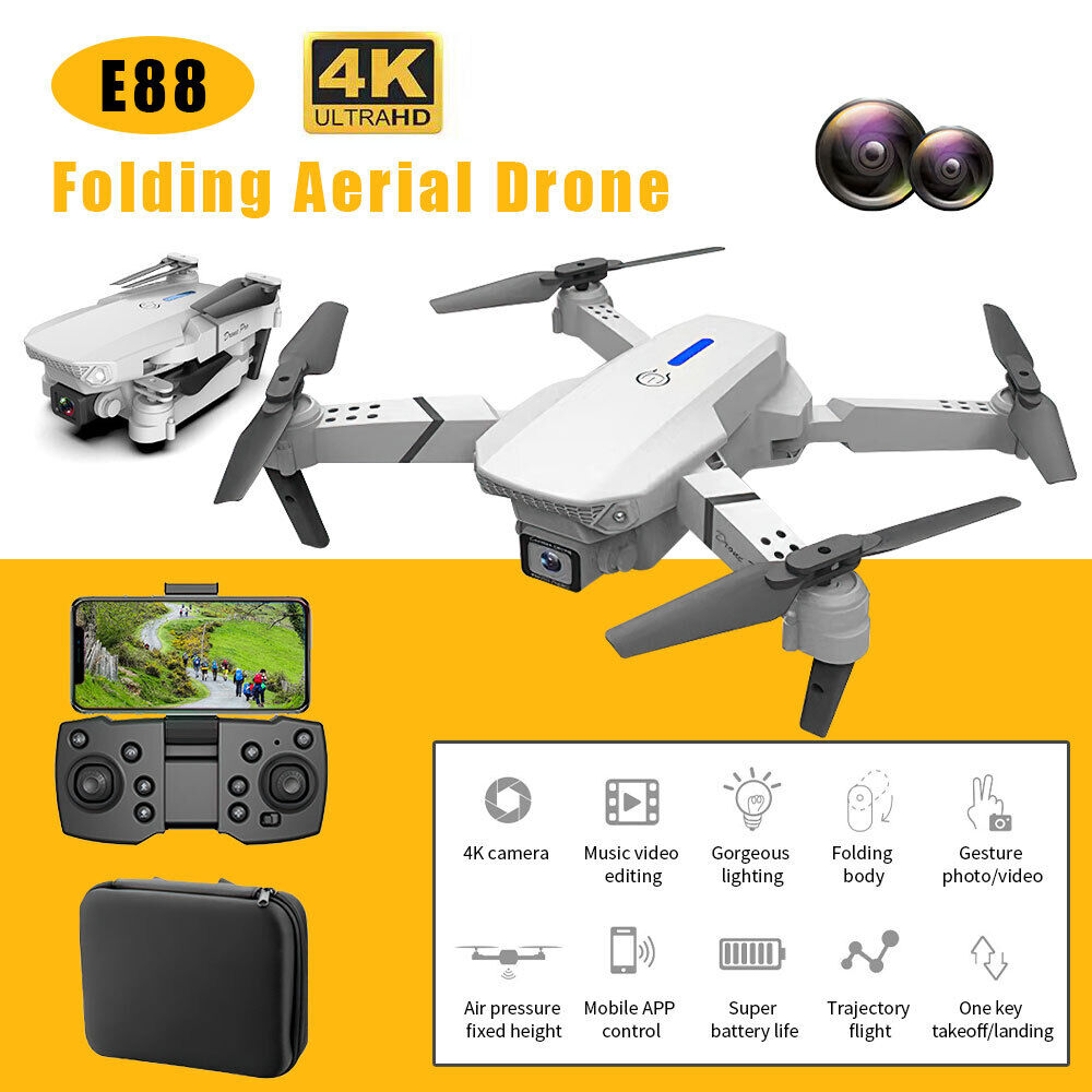 4DRC V9 Foldable Dual Camera Drone with 4k HD
