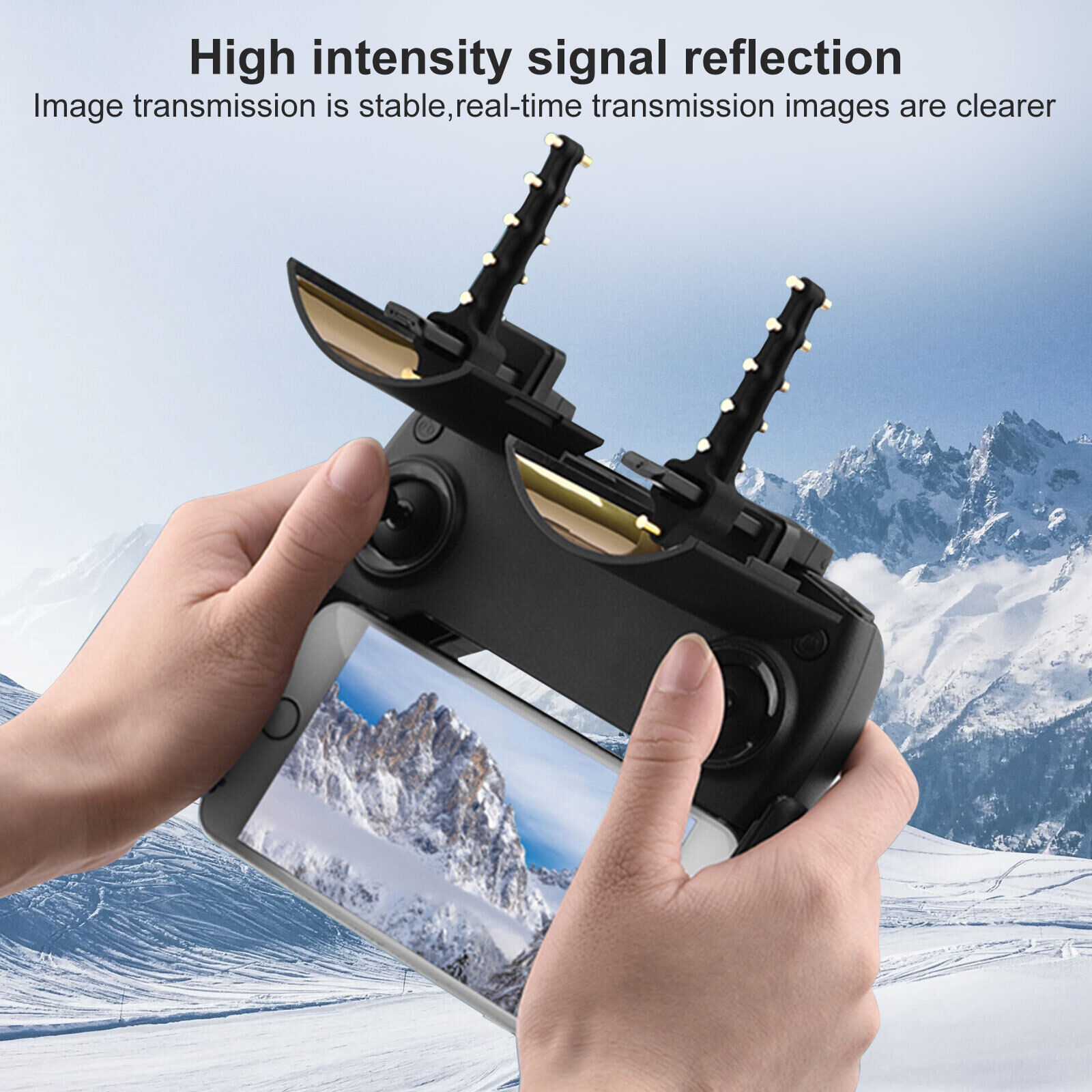 Yagi-UDA Antenna Range Extender for DJI Drones