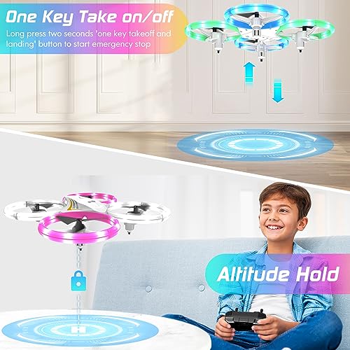 Mini Drone for Kids, Colorful Led Quadcopter