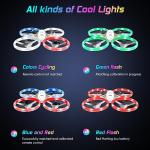 Mini Drone for Kids, Colorful Led Quadcopter
