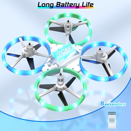 Mini Drone for Kids, Colorful Led Quadcopter