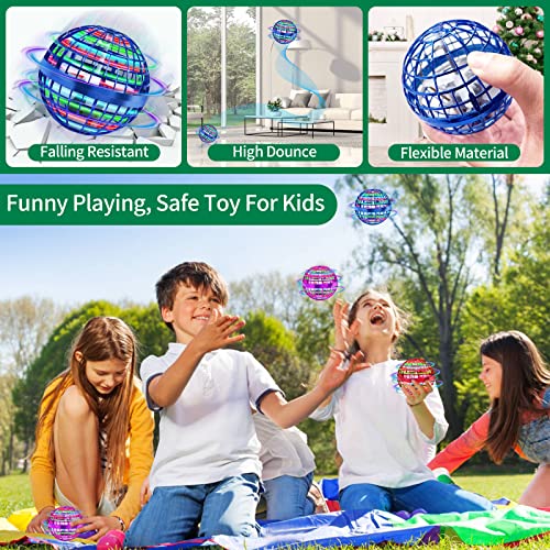 Magic Controller Mini Drone, Boomerang Spinner - Blue