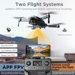 BAPHIYA Dual Camera GPS Drone - Foldable Quadcopter