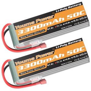11.1V Lipo Battery Pack for RC Drones (2 Packs)