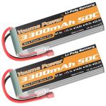 11.1V Lipo Battery Pack for RC Drones (2 Packs)
