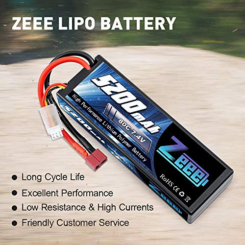 Zeee 2S Lipo Battery for RC Drones (2 Pack)