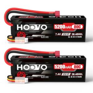 HOOVO 2S LiPo Battery 7.4V 5200mAh for RC