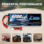 Zeee 2S Lipo Battery for RC Drones (2 Pack)