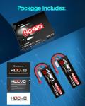 HOOVO 2S LiPo Battery 7.4V 5200mAh for RC