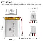 EEMB Lipo Battery Pack 3.7V 1450mAh with JST