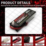 2S 4500mAh 7.4V Lipo Battery Pack- Deans Connector (2 Pcs)