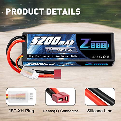 Zeee 2S 5200mAh 50C Battery for RC Drones