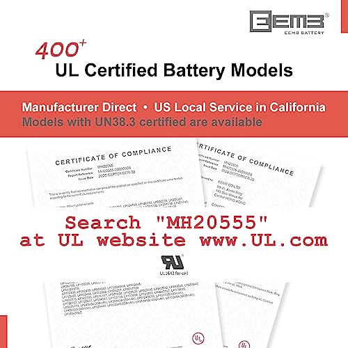 2000mAh Lipo Battery Pack for Bluetooth Speaker & Dashcam