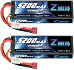 Zeee 2S Lipo Battery 5200mAh 7.4V 100C - High-performance RC drone battery