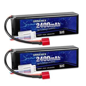 URGENEX 11.1V 2400mAh Lipo Battery Twin Pack
