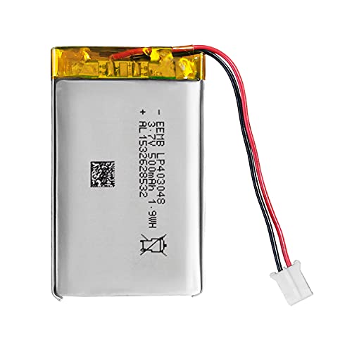 EEMB 3.7V Lipo Battery 500mAh 403048 JST