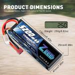 Zeee 5200mAh 7.4V 80C Drone Battery