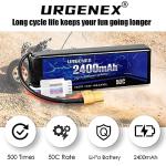 URGENEX High Discharge Rate 3S RC Drone Batteries