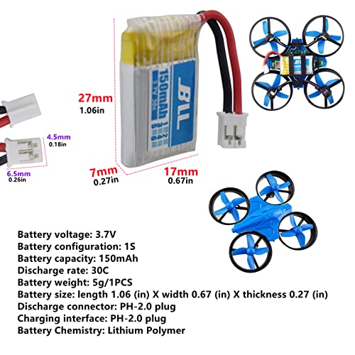 Quadcopter Drone Battery Charger with 4 Li-ion Batteries