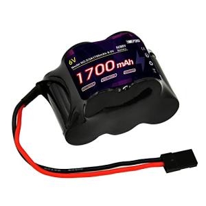EMEPOVGY RC Nimh Receiver Battery 6 V 1700 mAh RX Battery Pack