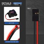 EMEPOVGY RC Nimh Receiver Battery 6 V 1700 mAh RX Battery Pack