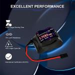 EMEPOVGY RC Nimh Receiver Battery 6 V 1700 mAh RX Battery Pack