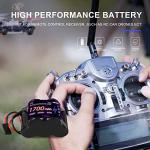 EMEPOVGY RC Nimh Receiver Battery 6 V 1700 mAh RX Battery Pack