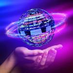 Tomzon Flying Ball Hand Controlled Boomerang Drone (Blue)