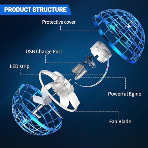 2023 Upgrade Flying Orb Ball Toy for Kids, Adults