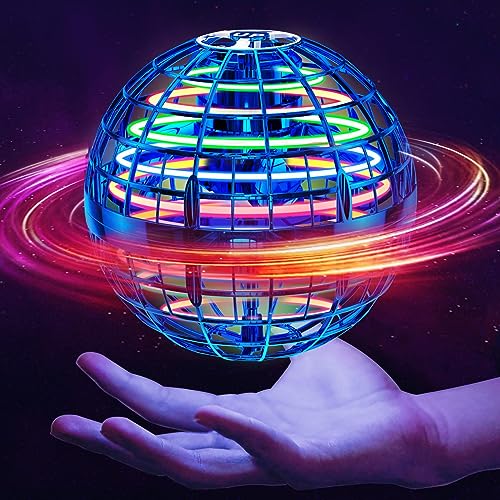 Blue LED Hover Boomerang Ball Drone Toy Gift