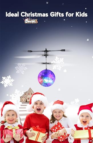 Magic Flying Orb Ball Toy with Colorful Lights