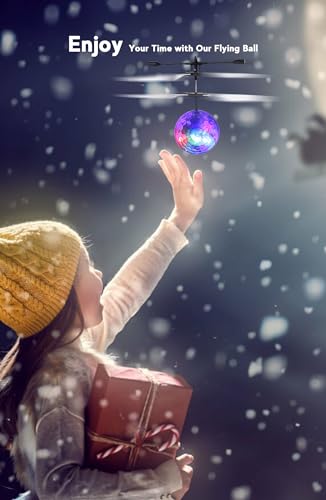 Magic Flying Orb Ball Toy with Colorful Lights