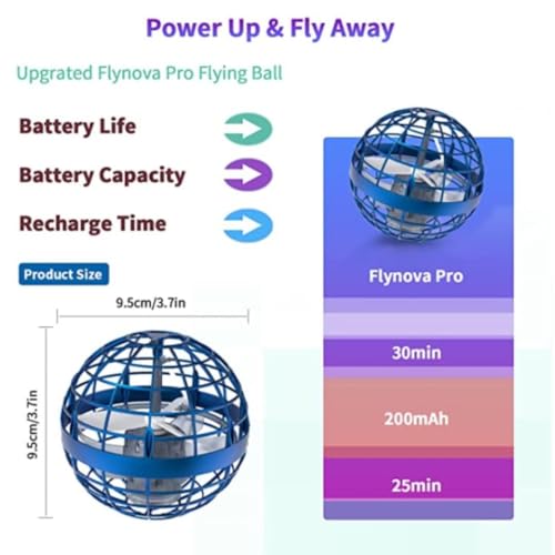 Hover Ball Magic Controller Mini Drone with RGB Lights